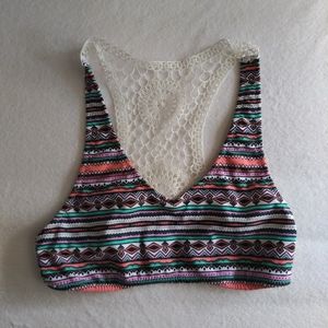 Cute swim top with lacey back
